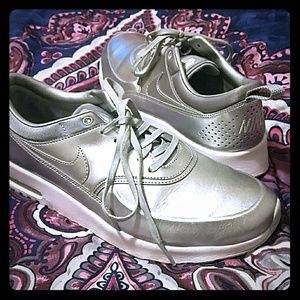 Sliver Nike shoes